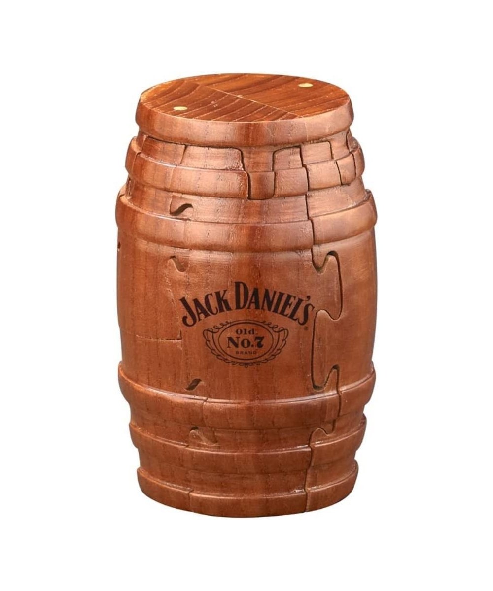 Real Wooden Barrel Puzzle 9pc (Tennessee Whiskey Bottle) Gift Boxed Exclusive Product $36.20 - 3-D Puzzles