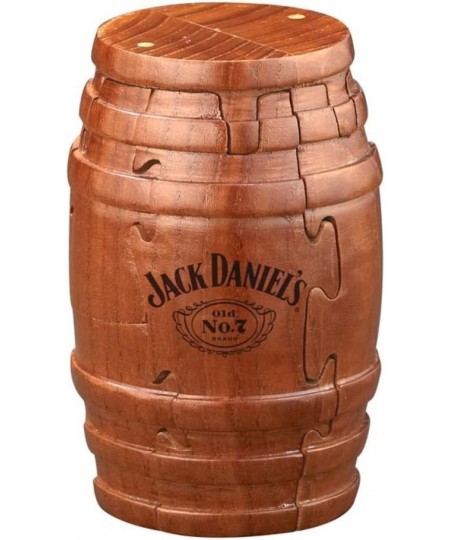 Real Wooden Barrel Puzzle 9pc (Tennessee Whiskey Bottle) Gift Boxed Exclusive Product $36.20 - 3-D Puzzles