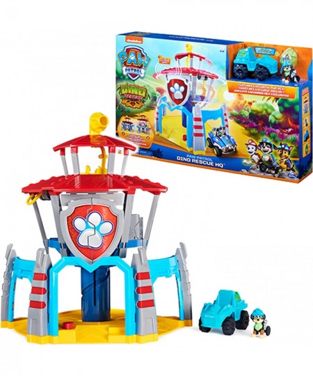 PAW Patrol Dino Rescue HQ Playset with Sounds and Exclusive Rex Figure and Vehicle $119.34 - Kids' Play Dinosaur & Prehistori...