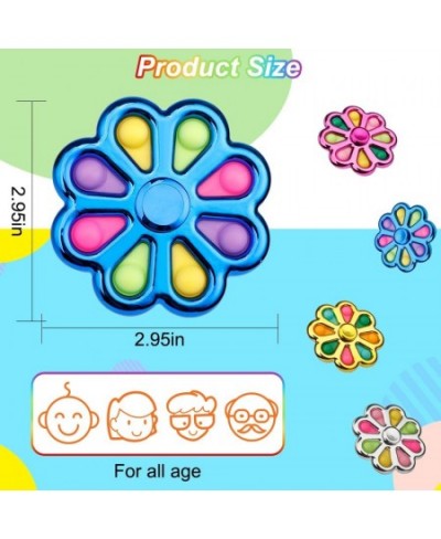 Popper Fidget Spinner Toy Pop Push Bubble Fidget Desk Toys for Kids Adults Party Favors Goodie Bag Stuffers Sensory Toys Stre...