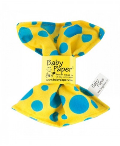 Crinkly Baby Toy - Yellow w/ Blue Dots $13.76 - Baby Teether Toys