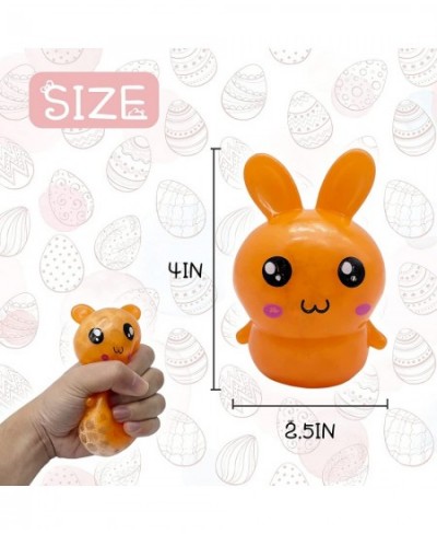 4 Pack Easter Bunny Squishy Stress Balls for Kids Adults Stress Relief Fidget Balls Filled Pop Stress Balls Fidget Toy Easter...