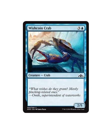 Magic: The Gathering - Wishcoin Crab - Foil - Guilds of Ravnica - Common $10.59 - Magic Kits & Accessories