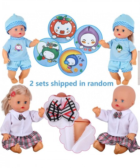 9 Sets for 9-10-11 Inch Alive Baby Doll Clothes Reborn Newborn Dress Outfits Clothing Costumes with Kitchen Accessory $32.86 ...