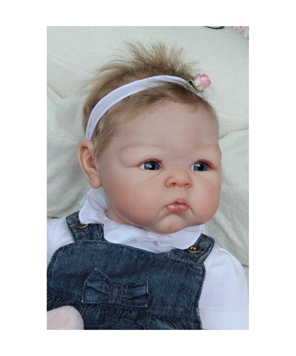 19 Inches Preemie Baby Blank Doll Kits DIY Reborn Cloth Body Soft Vinyl Pouting $89.68 - Dolls