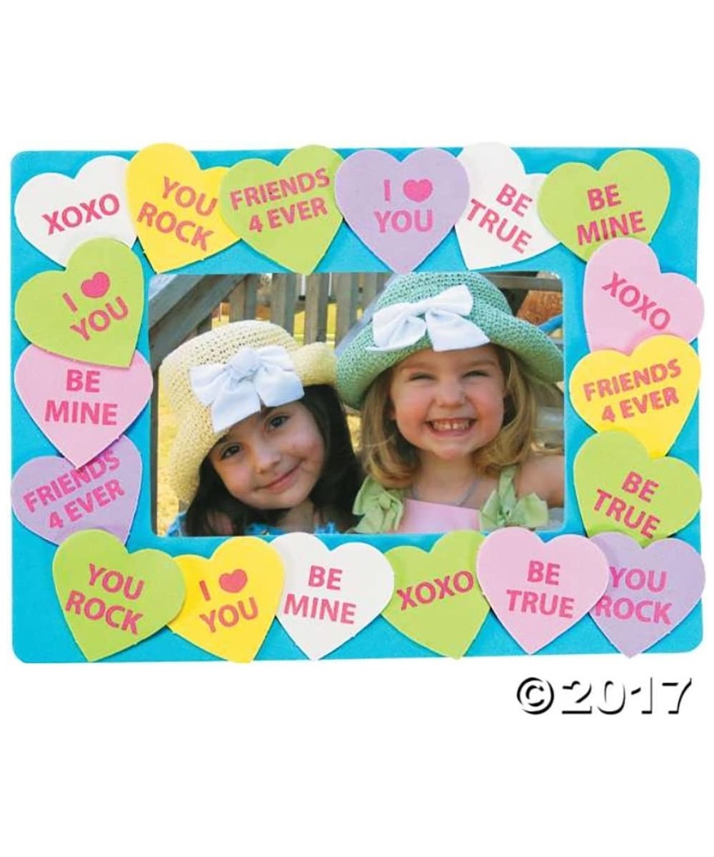 Conversation Heart Picture Frame Craft Kit - Makes 12 - Crafts for Kids and Fun Home Activities $35.40 - Craft Kits