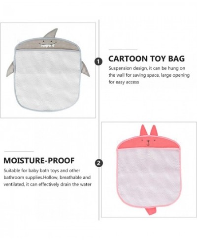 2pcs Baby Toy Storage Bag Hanging Bath Toy Storage Bath Toy Organizer Mesh Net Bin Baby Bathtub Game Holder Bathroom Wall Mou...