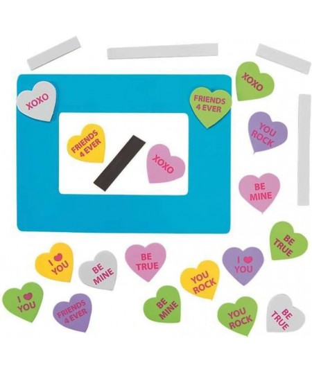 Conversation Heart Picture Frame Craft Kit - Makes 12 - Crafts for Kids and Fun Home Activities $35.40 - Craft Kits