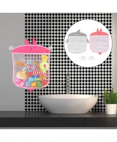 2pcs Baby Toy Storage Bag Hanging Bath Toy Storage Bath Toy Organizer Mesh Net Bin Baby Bathtub Game Holder Bathroom Wall Mou...