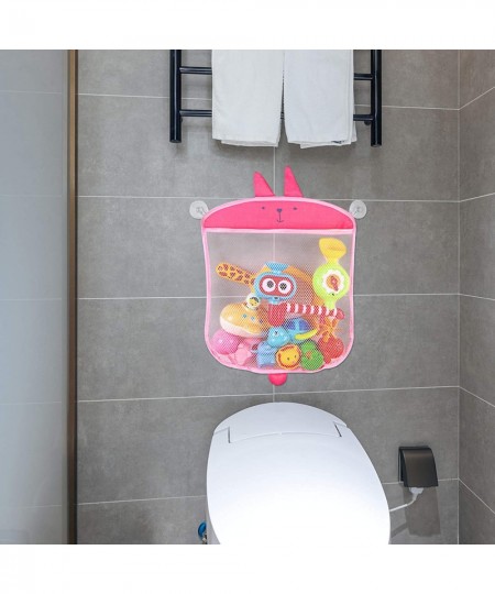 2pcs Baby Toy Storage Bag Hanging Bath Toy Storage Bath Toy Organizer Mesh Net Bin Baby Bathtub Game Holder Bathroom Wall Mou...