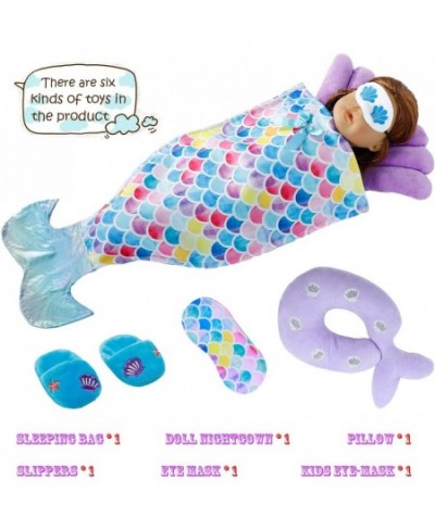 18 Inch Doll Sleeping Bag and Clothes Accessories Set - 18” Doll Clothes Accessories Fits Baby Dolls 18inch Doll Accessories ...