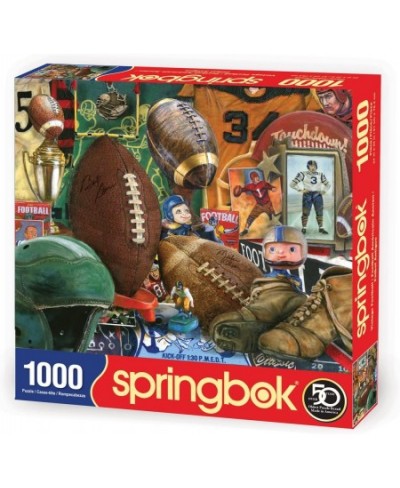 Springbok's 1000 Piece Jigsaw Puzzle Vintage Football - Made in USA $33.39 - Jigsaw Puzzles