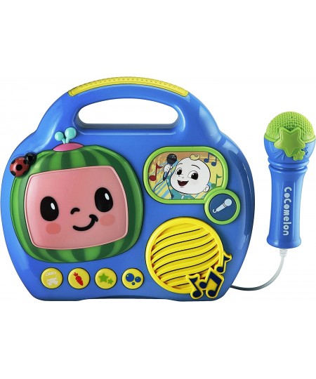 Cocomelon My First Sing-Along Toddler Boombox with Built in Microphone $27.31 - Kids' Karaoke Machines