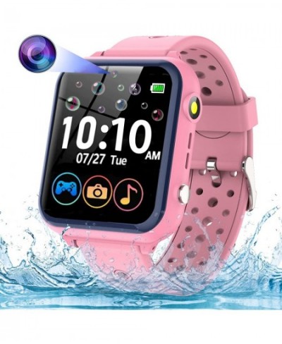 Kids Game Smart Watch Kids Smart Watch for Boys Girls Waterproof Phone for Kids with Camera 11 Children Learning Games Alarm ...