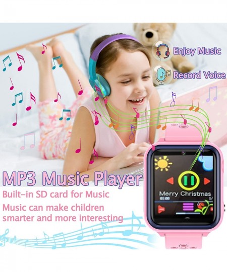 Kids Game Smart Watch Kids Smart Watch for Boys Girls Waterproof Phone for Kids with Camera 11 Children Learning Games Alarm ...