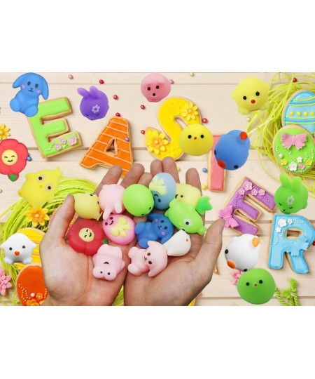 Easter Mochi Squishies Toys Easter Squishies Egg Toys Squishy Easter Eggs Stress Relief Squishies Toys for Kids Boys Girls To...