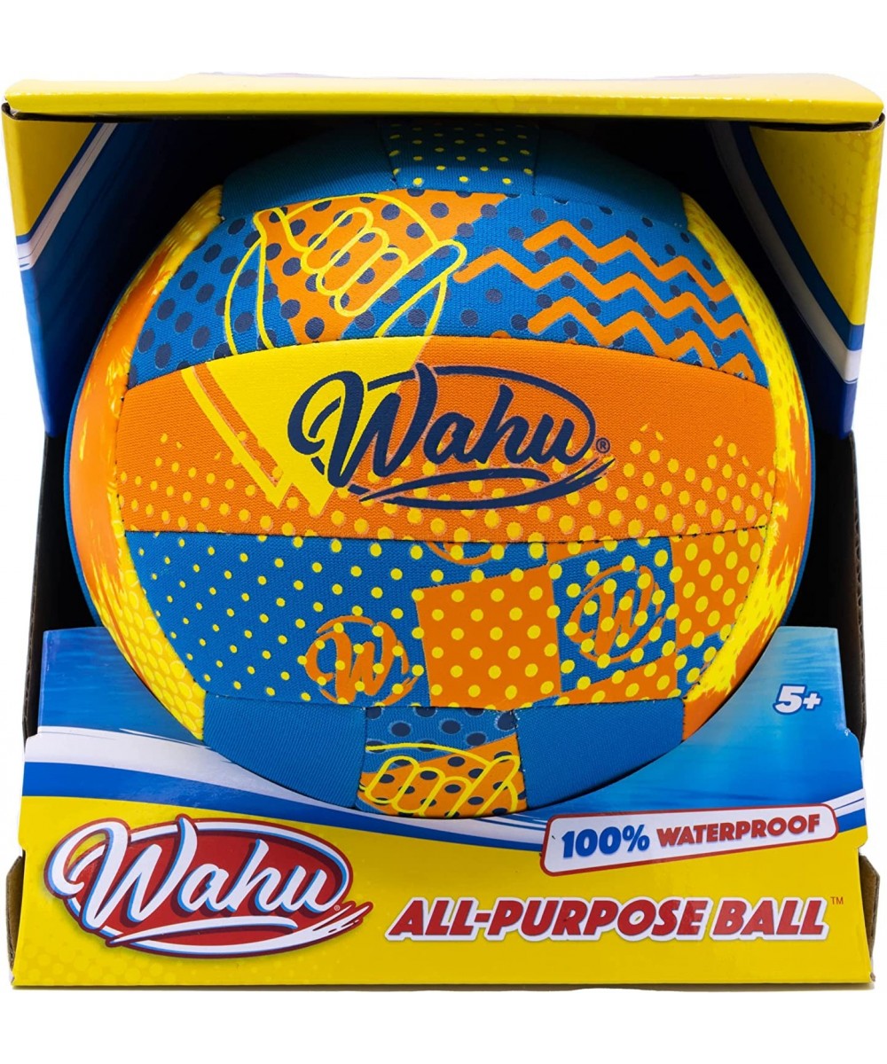 All-Purpose Ball Orange 6.5" Diameter - 100% Waterproof Neoprene Skin for Play at The Beach Or Pool - Use for Basketball Voll...