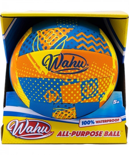 All-Purpose Ball Orange 6.5" Diameter - 100% Waterproof Neoprene Skin for Play at The Beach Or Pool - Use for Basketball Voll...