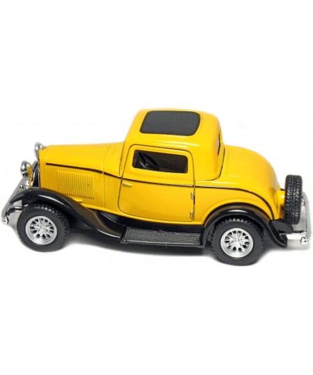 Set of 4: 5" 1932 Ford 3-Window Coupe 1:34 Scale (Green/Maroon/Red/Yellow) Toy Multicolor $38.29 - Kids' Play Cars & Race Cars