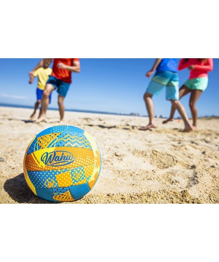 All-Purpose Ball Orange 6.5" Diameter - 100% Waterproof Neoprene Skin for Play at The Beach Or Pool - Use for Basketball Voll...