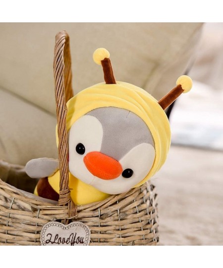 Cute Penguin Bee Animal Plush Penguin-Bee Stuffed Animal£¬Penguin Wearing Bee Costume Plushies Penguin Dressed as Cute Honeyb...