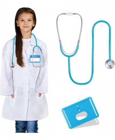 3 Pcs Halloween Doctor Lab Costume for Kids Pretend Play Doctor Dress Up Kit Working Stethoscope and Work Card $24.31 - Kids'...