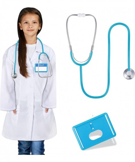 3 Pcs Halloween Doctor Lab Costume for Kids Pretend Play Doctor Dress Up Kit Working Stethoscope and Work Card $24.31 - Kids'...