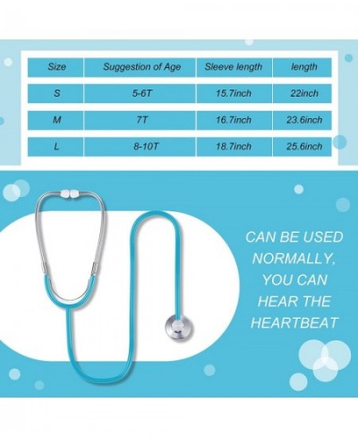 3 Pcs Halloween Doctor Lab Costume for Kids Pretend Play Doctor Dress Up Kit Working Stethoscope and Work Card $24.31 - Kids'...