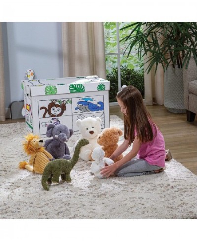 at Play Animal Toy Box Cardboard Color-In Toy Box for Kids $53.36 - Kids' Playhouses