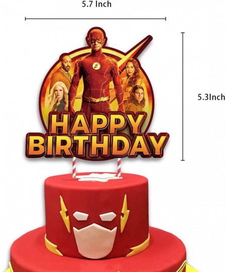 The Flash Party Supplies Include Colorful Banner Cake Topper Cupcake Toppers Balloons $29.94 - Kids' Party Decorations