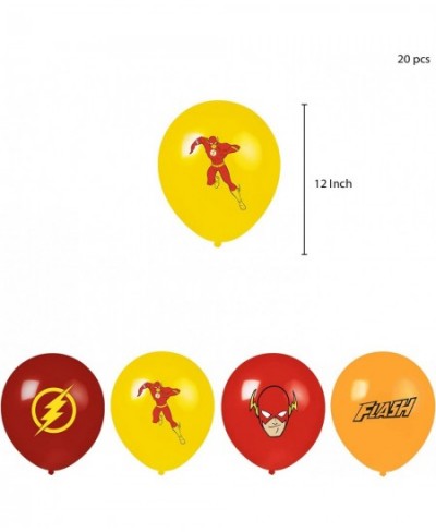 The Flash Party Supplies Include Colorful Banner Cake Topper Cupcake Toppers Balloons $29.94 - Kids' Party Decorations