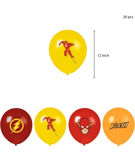 The Flash Party Supplies Include Colorful Banner Cake Topper Cupcake Toppers Balloons $29.94 - Kids' Party Decorations