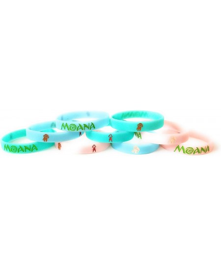 MOANA Bracelets Kids Birthday Party Favors - GLOW IN THE DARK (9 pack) $17.81 - Kids' Party Favor Sets