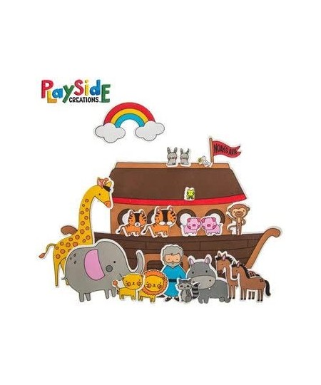 VBS Sunday School Kids' Noah's Ark Scene Foam Craft Kit - 120 Piece - Makes 6 $32.01 - Kids' Drawing & Writing Boards