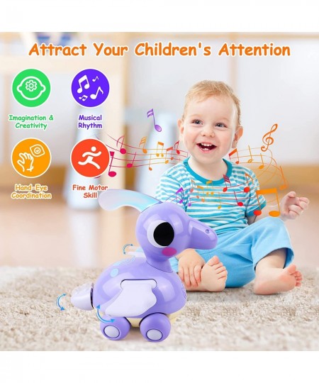 Baby Crawling Toys Touch & Go Musical Toys for Babies 6-12 Months Toddle Crawling Toys with Light Infant Learning Toys 18 Mon...