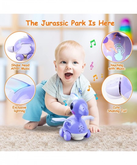 Baby Crawling Toys Touch & Go Musical Toys for Babies 6-12 Months Toddle Crawling Toys with Light Infant Learning Toys 18 Mon...