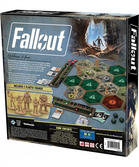 Fallout The Board Game (Base) | Strategy | Apocalyptic Adventure for Adults and Teens | Ages 14 and up | 1 to 4 Players | Ave...