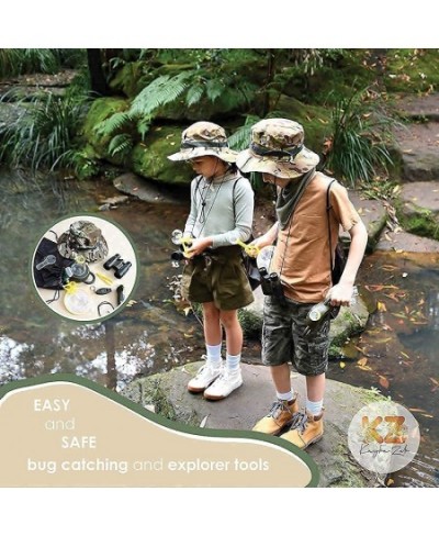 Bug Catcher kit for Kids Explorer Kit for Kids Bug Catching Kit Birthday Gift for Kids Outdoor Toys Binoculars Magnifying Gla...