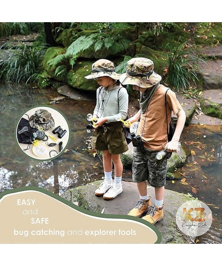 Bug Catcher kit for Kids Explorer Kit for Kids Bug Catching Kit Birthday Gift for Kids Outdoor Toys Binoculars Magnifying Gla...