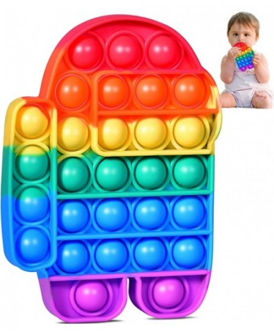 Pop Fidget Toys Bubble Pop Fidget Sensory Toys Poppet Fidget Figetget Toy Rainbow Alient Shape $15.22 - Fidget Toys