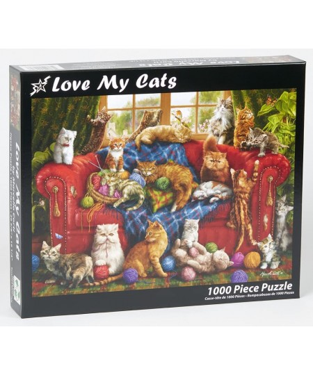 Love My Cats Jigsaw Puzzle 1000 Piece $29.45 - Jigsaw Puzzles