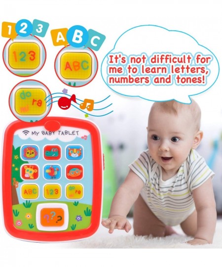 Learning Tablet Toys for 1 2 Years Old Toddler Baby Toys with Music and Light for 6-24 Months Baby My First Learning Tablet E...