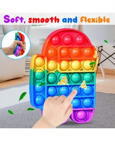 Pop Fidget Toys Bubble Pop Fidget Sensory Toys Poppet Fidget Figetget Toy Rainbow Alient Shape $15.22 - Fidget Toys