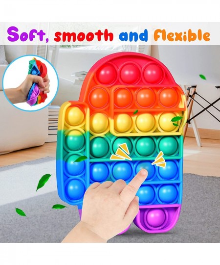 Pop Fidget Toys Bubble Pop Fidget Sensory Toys Poppet Fidget Figetget Toy Rainbow Alient Shape $15.22 - Fidget Toys