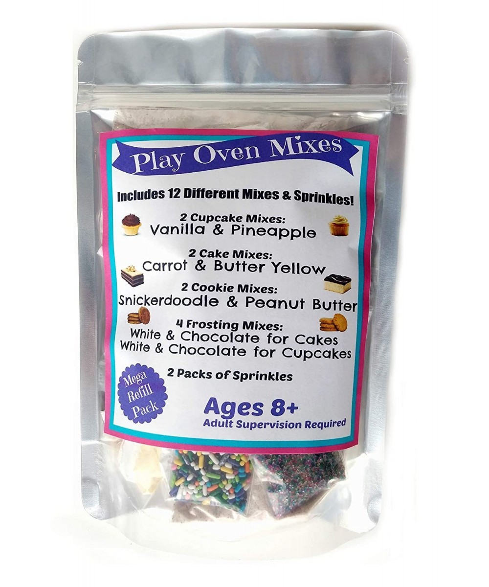 Easy to Bake Oven Mixes Children's Play Toy Oven Real 12 Super Pack Mega Refill Kit Cupcakes Cookies Frosting Sprinkles Ultim...