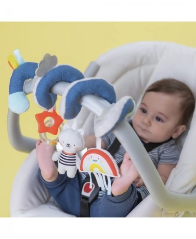 Hanging Rattles Spiral Plush Toys Crib Toys Stroller Toys Car Seat Toys Infant Toys 0-3 3-6 Months with Musical Plush Toys St...