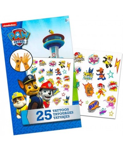 RoomMates Paw Patrol Wall Decals Bundle ~ 37 Pc Paw Patrol Room Decor Set with Paw Patrol Coloring Posters and Temporary Tatt...