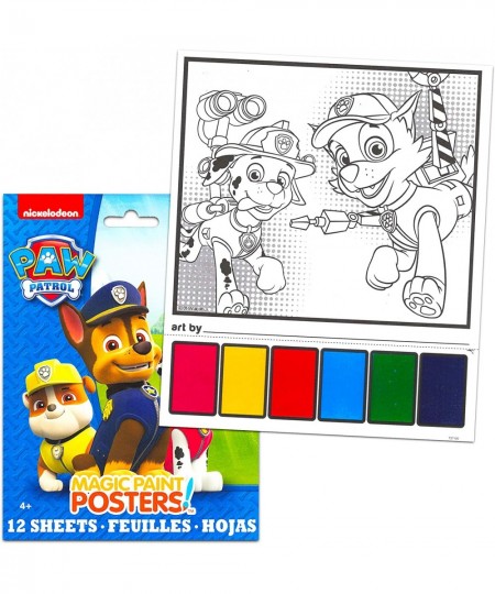 RoomMates Paw Patrol Wall Decals Bundle ~ 37 Pc Paw Patrol Room Decor Set with Paw Patrol Coloring Posters and Temporary Tatt...