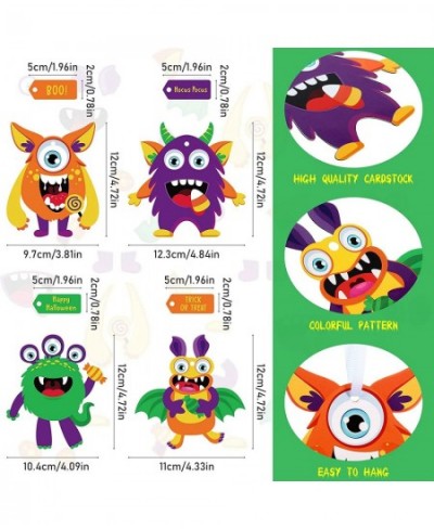 Halloween Craft Paper Ornaments for Kids Halloween Craft Kits DIY Craft Halloween Paper Decorative Kit Art Craft DIY Handcraf...