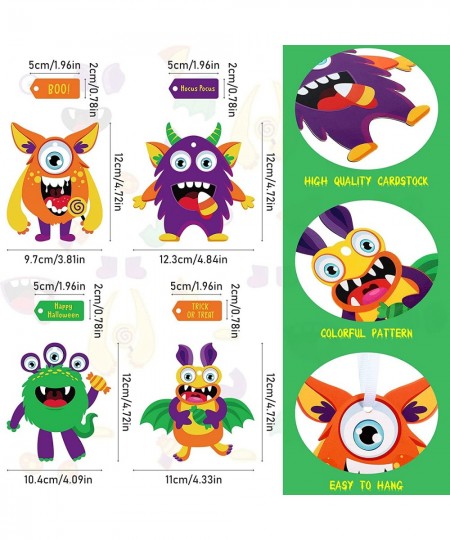 Halloween Craft Paper Ornaments for Kids Halloween Craft Kits DIY Craft Halloween Paper Decorative Kit Art Craft DIY Handcraf...